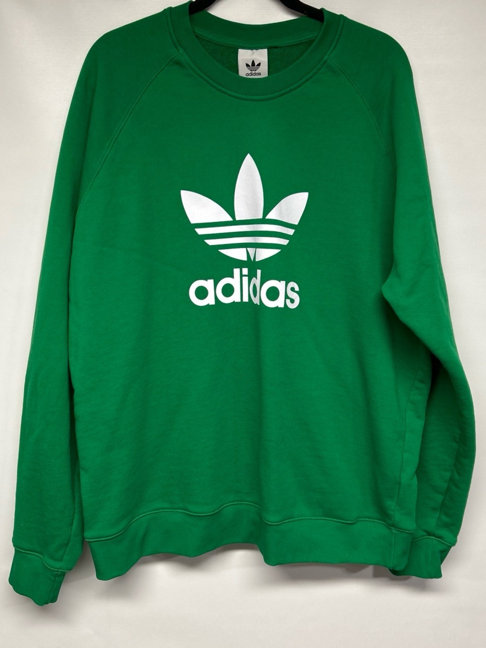 adidas Green Trefoil Pullover Sweatshirt